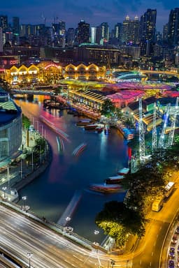  Clarke Quay & Κρουαζιέρα